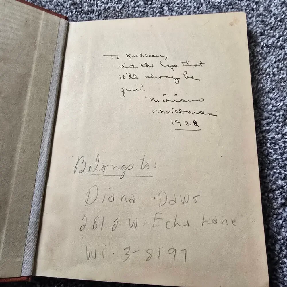 1938 Vintage Home is fun by Miriam Mason school book
